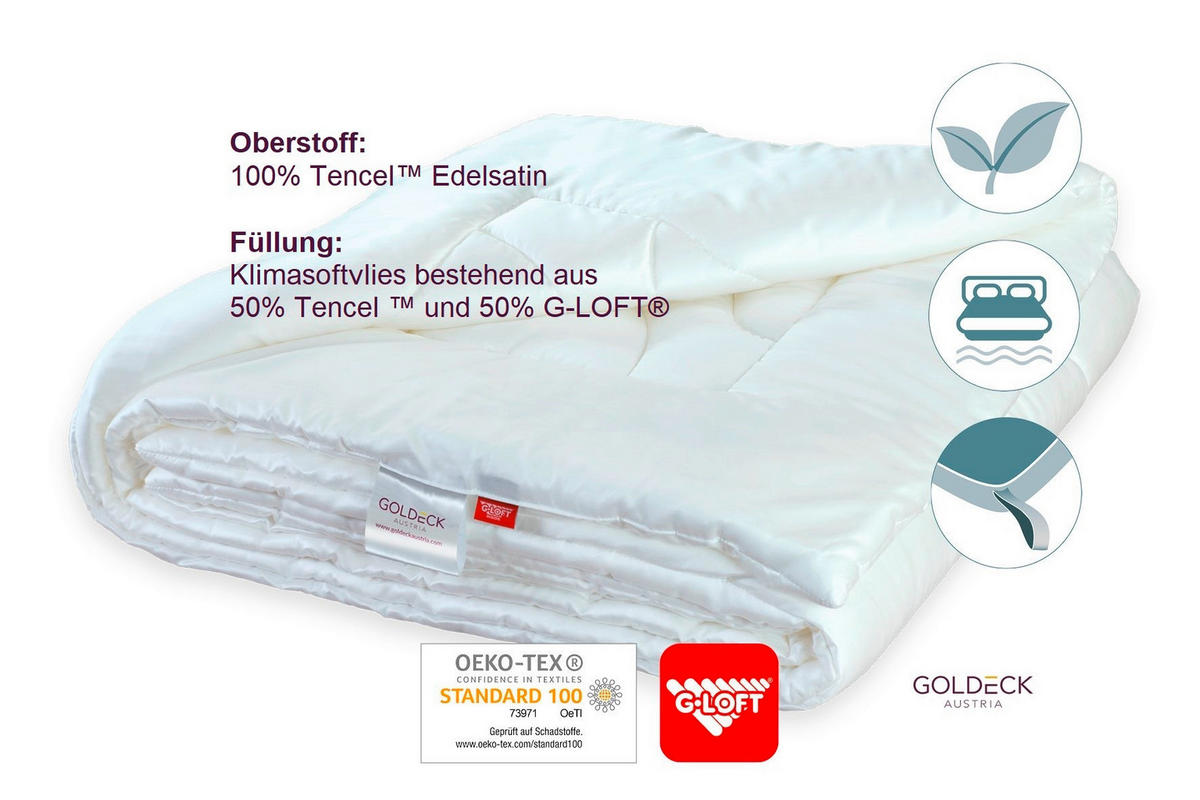 SOMMERDECKE 200/200 cm  - Champagner, Basics, Naturmaterialien/Kunststoff (200/200cm) - Goldeck Austria