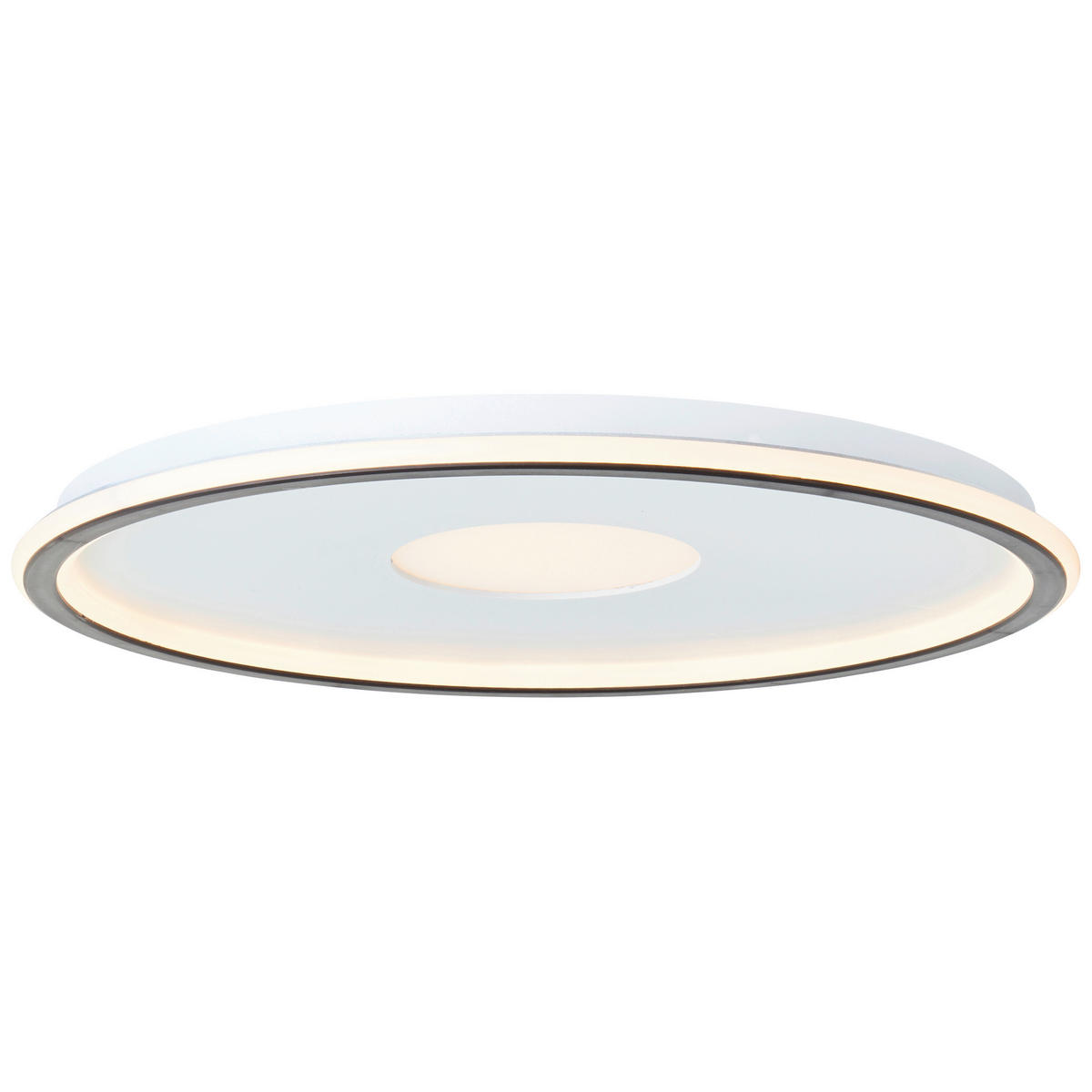 LED-DECKENLEUCHTE  50,8/3,6 cm    - Weiss/Schwarz, Basics, Kunststoff (50,8/3,6cm) - Brilliant