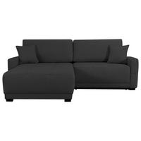 ECKSOFA Anthrazit Chenille, Struktur  - Anthrazit, Design, Textil (237/186cm) - MID.YOU