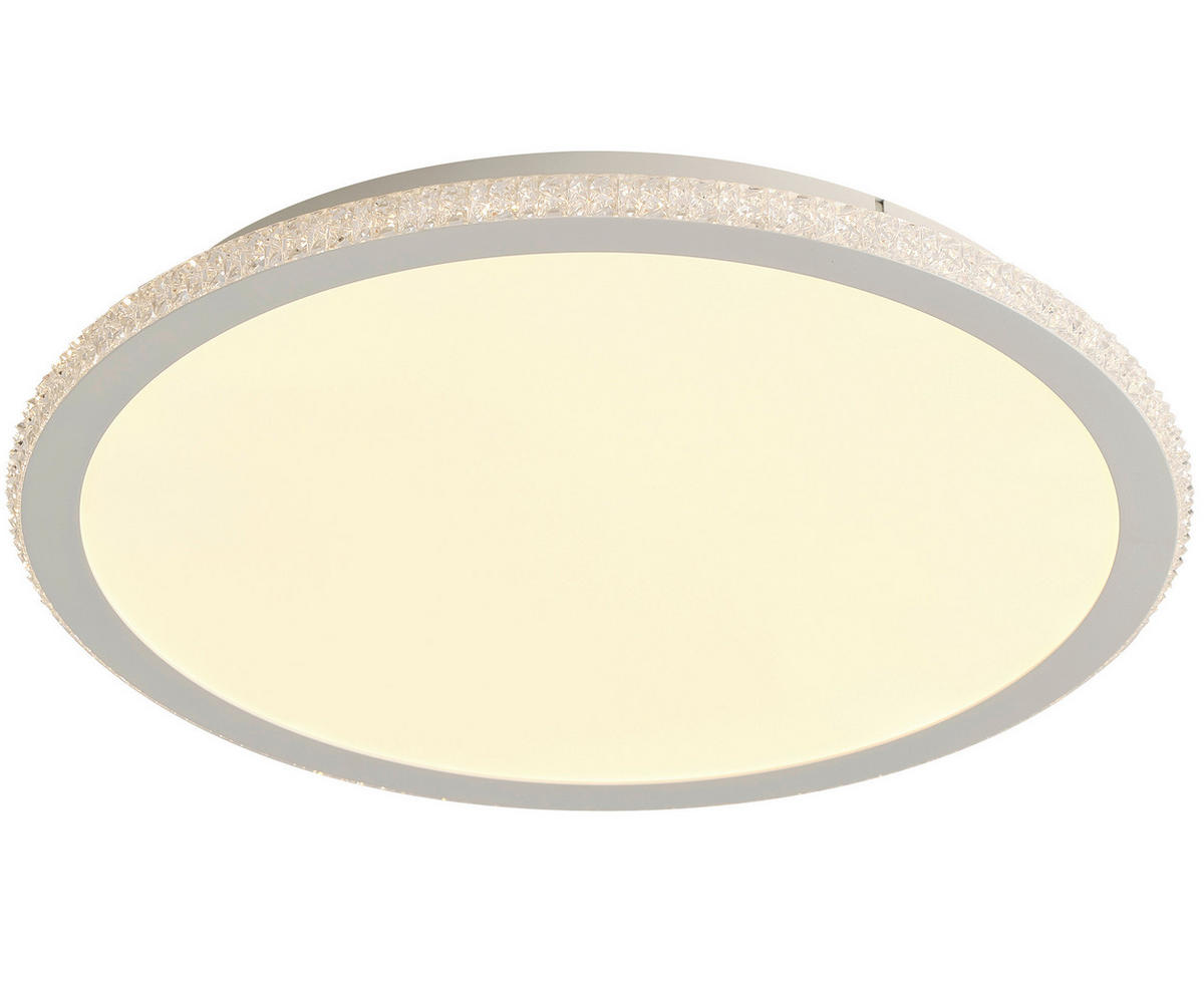 STROPNA LED-SVETILKA   40 W/4300 lm/3000 K/220-240 V/ - bela, Trend, kovina (50/5cm) - Novel
