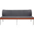 SITZBANK 200/89/65 cm in Dunkelgrau, Kupferfarben - Edelstahlfarben/Dunkelgrau, Design, Leder/Textil (200/89/65cm) - Bert Plantagie SITZBANK 200/89/65 cm in Dunkelgrau, Kupferfarben - Edelstahlfarben/Dunkelgrau, Design, Leder/Textil (200/89/65cm) - Bert Plantagie