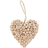 ZÁVĚSNÁ DEKORACE - přírodní barvy, Lifestyle, dřevo (20/3/20cm)