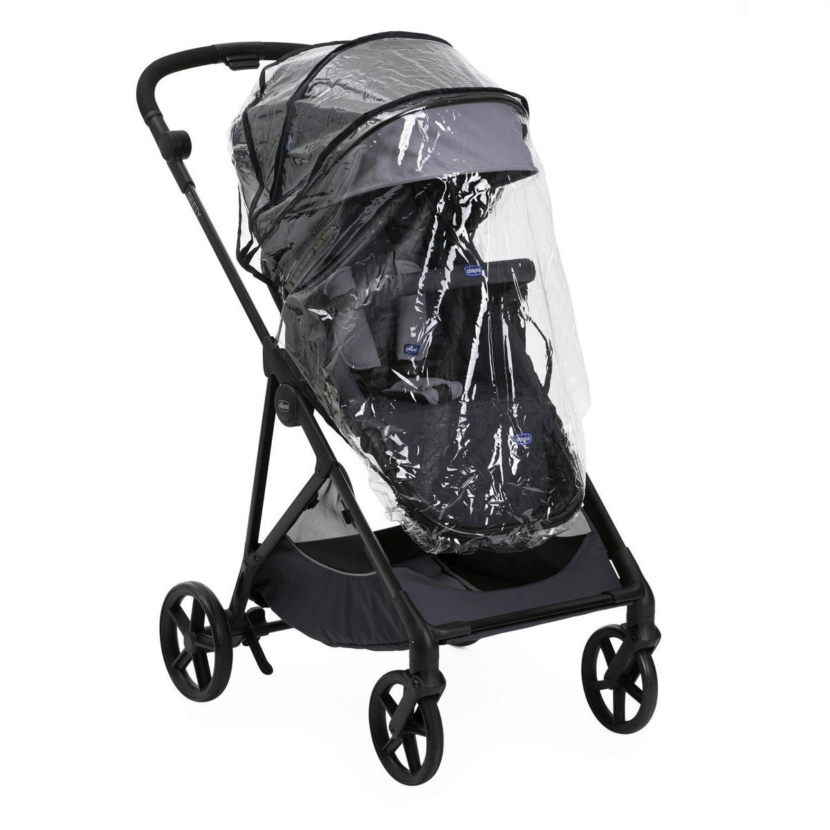 BUGGY SEETY  - Dunkelgrau/Schwarz, Basics, Textil/Metall (55/73/99-110cm) - Chicco