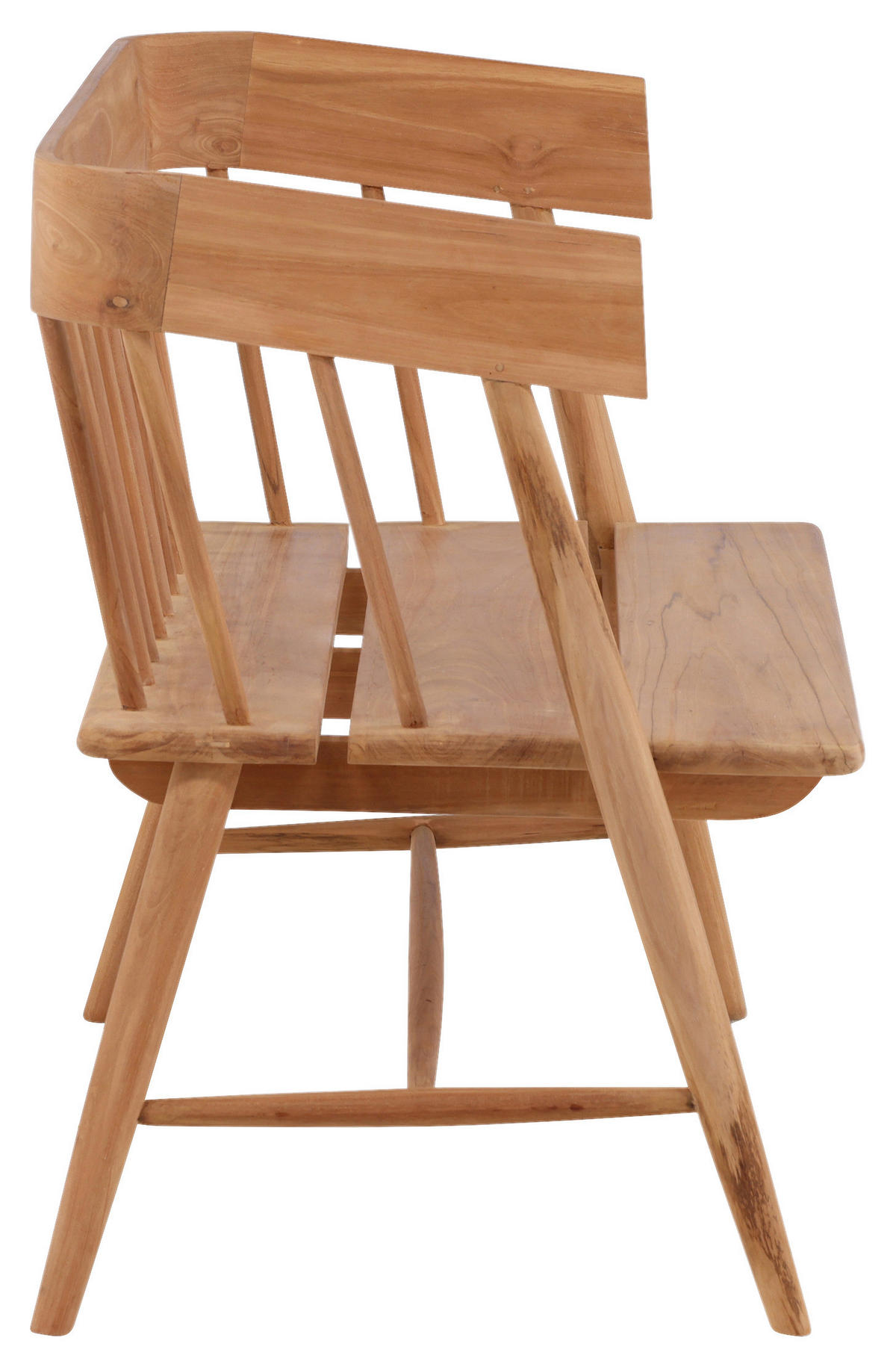 GARTENBANK 58/85/132 cm Teakholz   - Teakfarben, KONVENTIONELL, Holz (58/85/132cm) - Gardenson