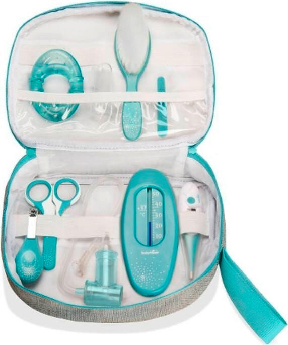 SET ZA NJEGU BEBA   - tirkizna, Basics, plastika (22/5/18.5cm) - Babymoov