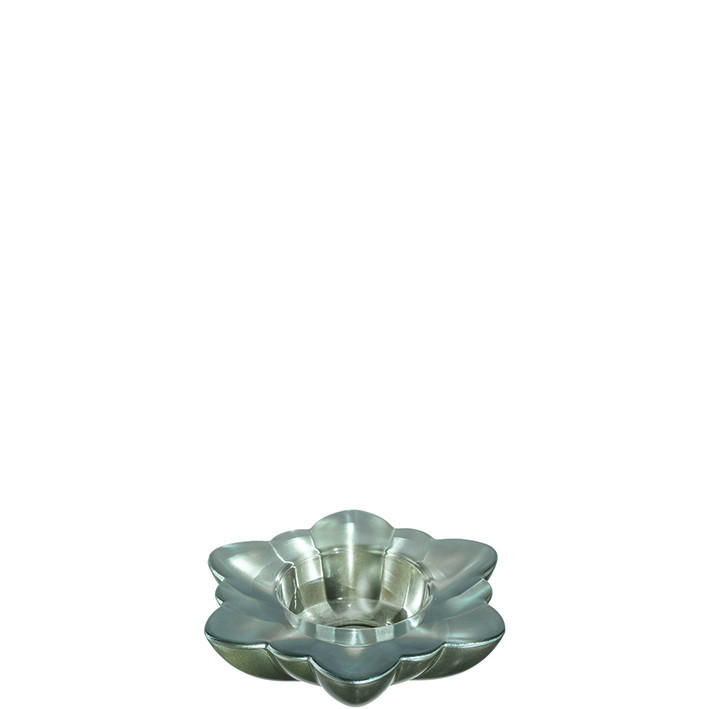 SKL. SVIETNIK NA ČAJ. SVIEČKU  sklo - zelená, Basics, sklo (10/2,60/10cm) - Leonardo