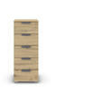 KOMMODE  in 40/100/42 cm  - Dunkelgrau/Eiche Artisan, Design, Holzwerkstoff/Metall (40/100/42cm) - Carryhome
