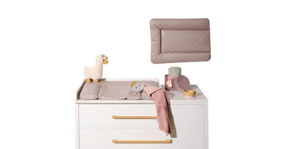 WICKELAUFLAGE 50/70 cm   - Taupe, Trend, Kunststoff (50/70cm) - My Baby Lou