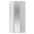 ECKSCHRANK Weiß - Chromfarben/Weiß, Design, Glas/Holzwerkstoff (92,3/236/92,3cm) - Hom`in ECKSCHRANK Weiß - Chromfarben/Weiß, Design, Glas/Holzwerkstoff (92,3/236/92,3cm) - Hom`in
