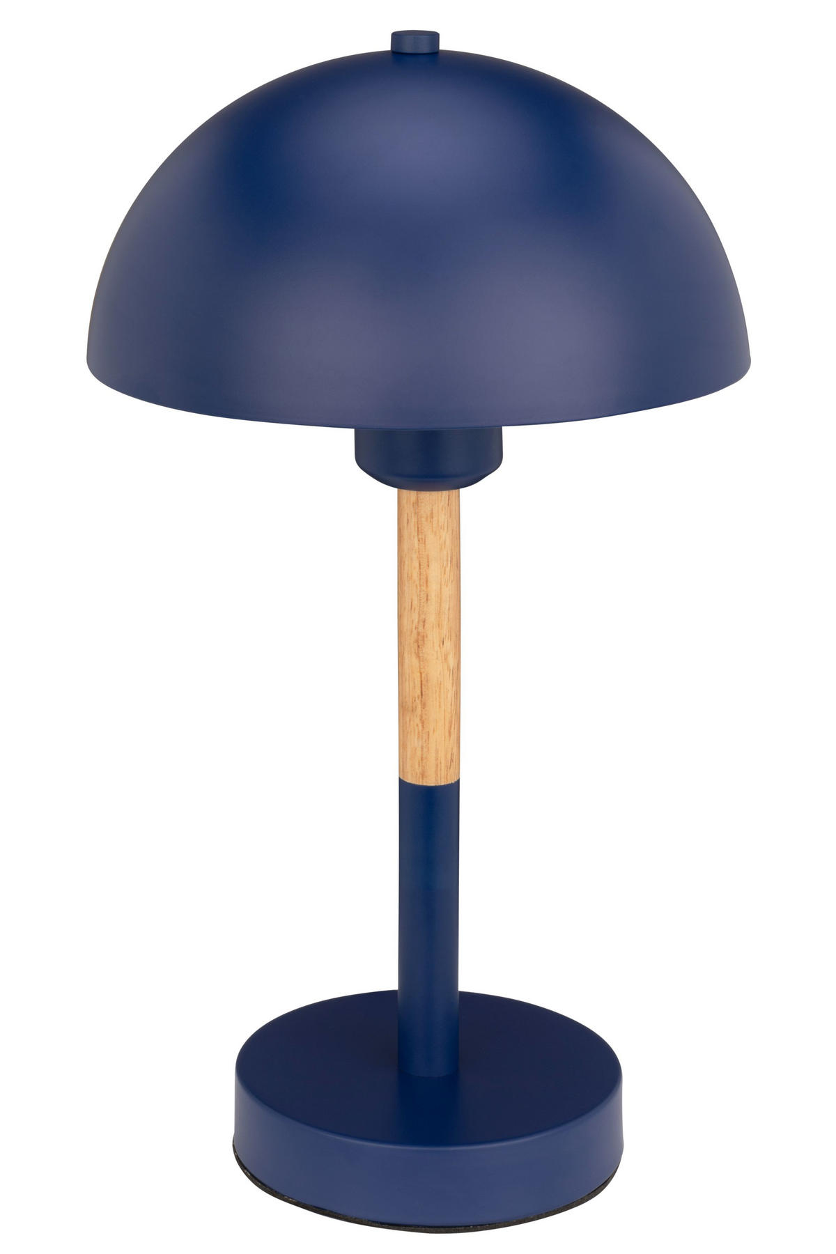 TISCHLEUCHTE Santa Clarita 20/38 cm   - Blau/Naturfarben, KONVENTIONELL, Holz/Metall (20/38cm) - Novel