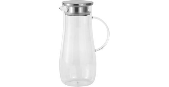 KRUG    - Klar/Edelstahlfarben, Basics, Glas/Kunststoff (14,5/24cm) - Novel