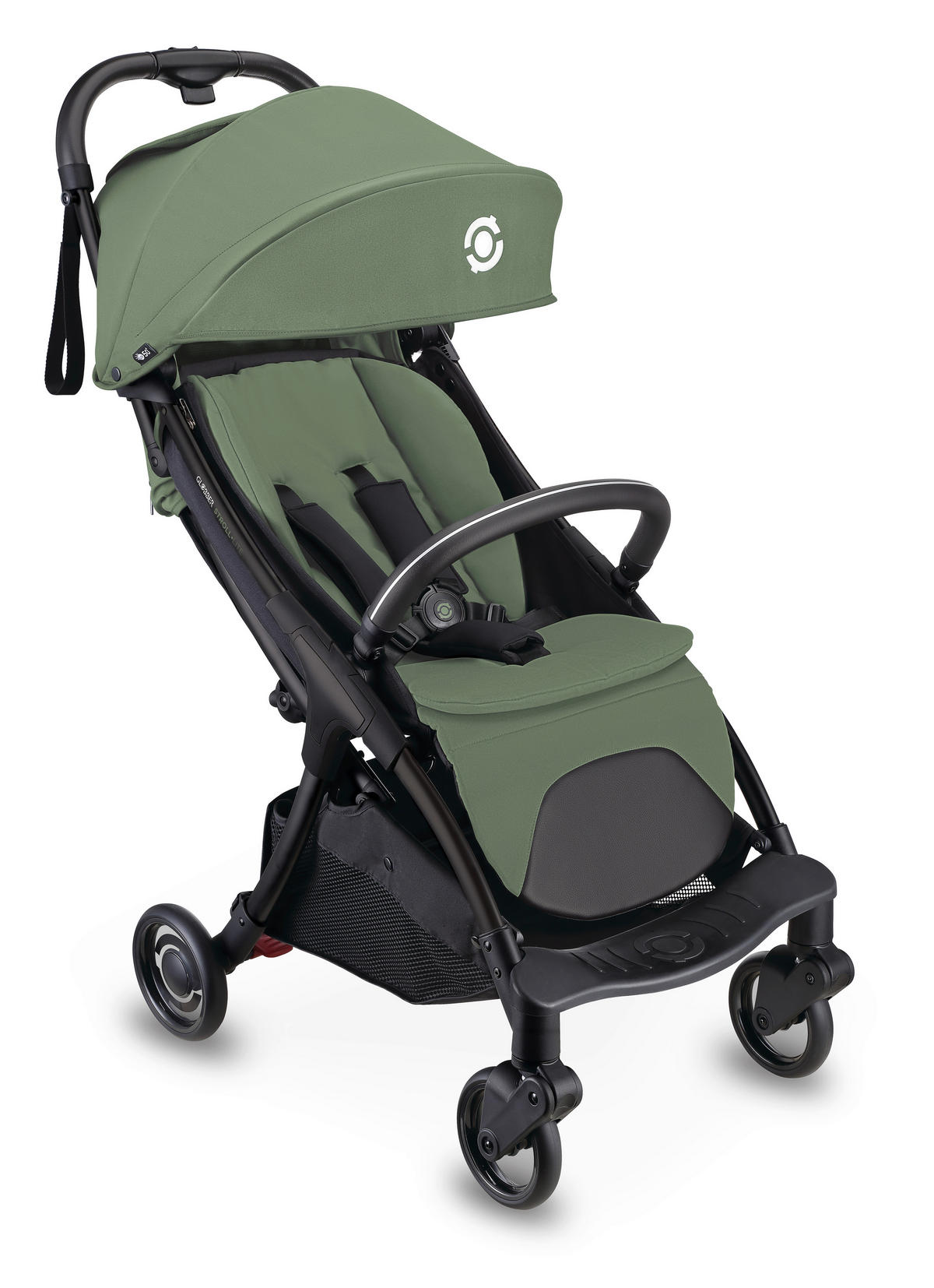 BUGGY STROLL LITE  - Schwarz/Olivgrün, Basics, Textil/Metall (70/46/103cm) - GLOBBER