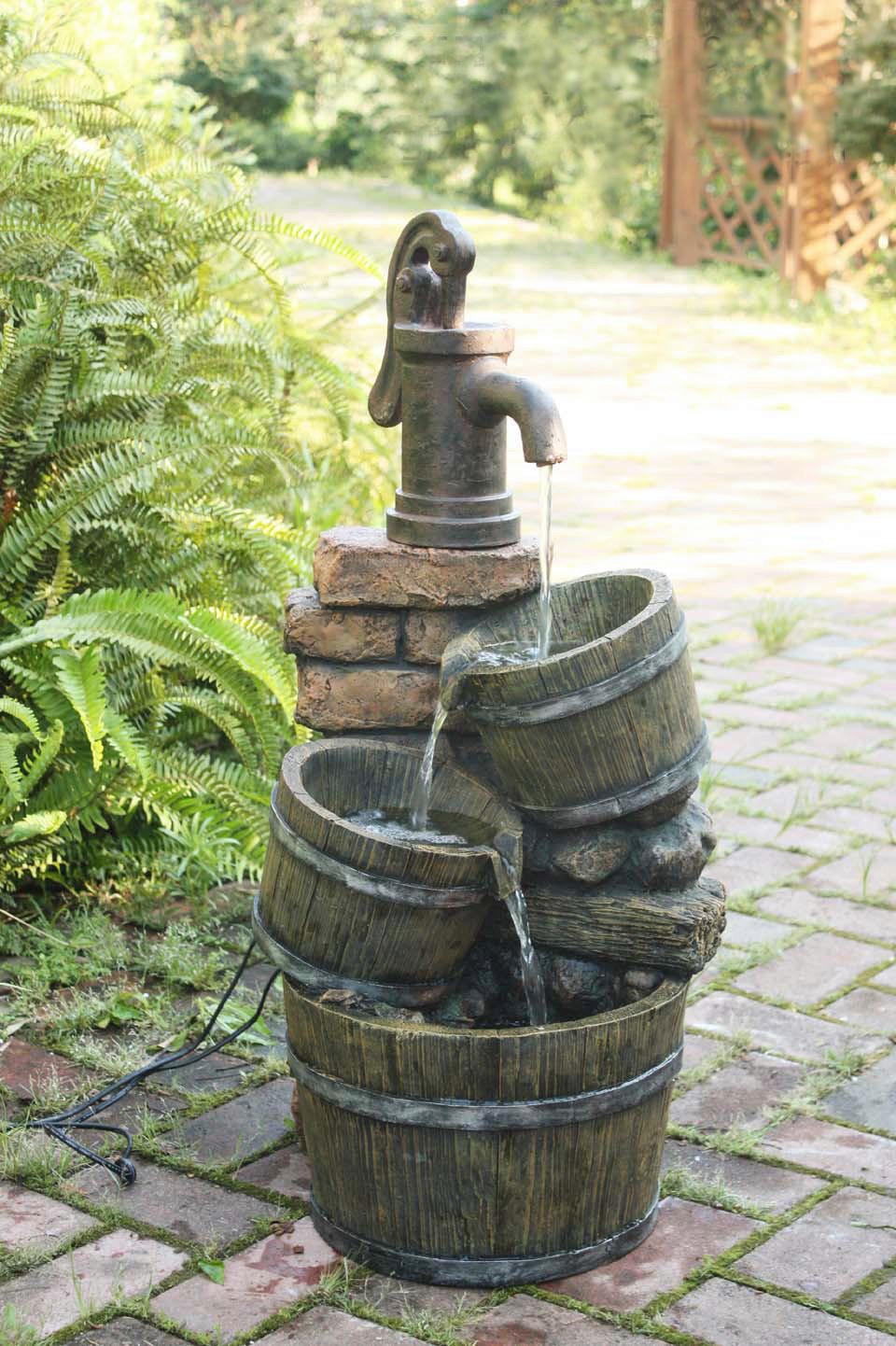 ZAHRADNÍ FONTÁNA - Basics, plast (34/75/34cm)