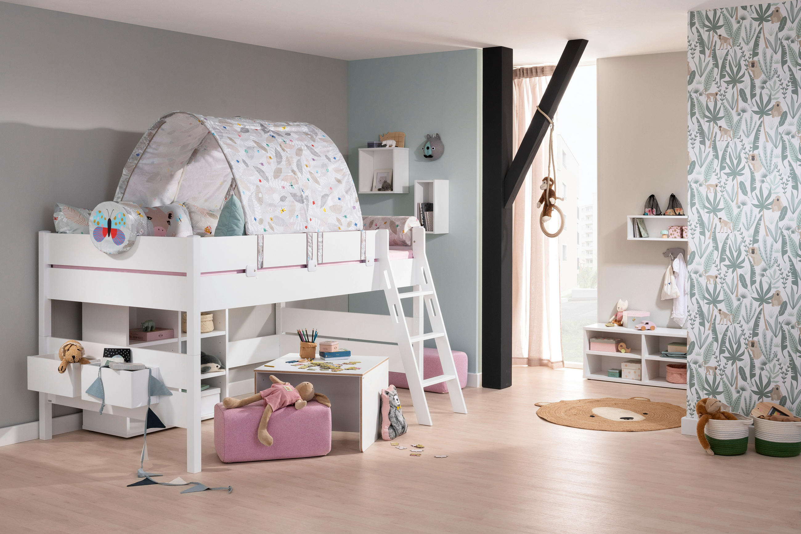 SPIELBETT 90/200 cm Weiß  - Weiß, KONVENTIONELL (90/200cm) - Paidi