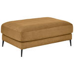 HOCKER Feincord Gelb  - Gelb/Schwarz, Design, Textil/Metall (120/43/90cm) - Dieter Knoll