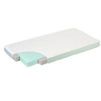 KINDERMATRATZE ALVImed, Höhe ca. 10 cm  - Weiß, Basics, Textil (140qm) - Alvi