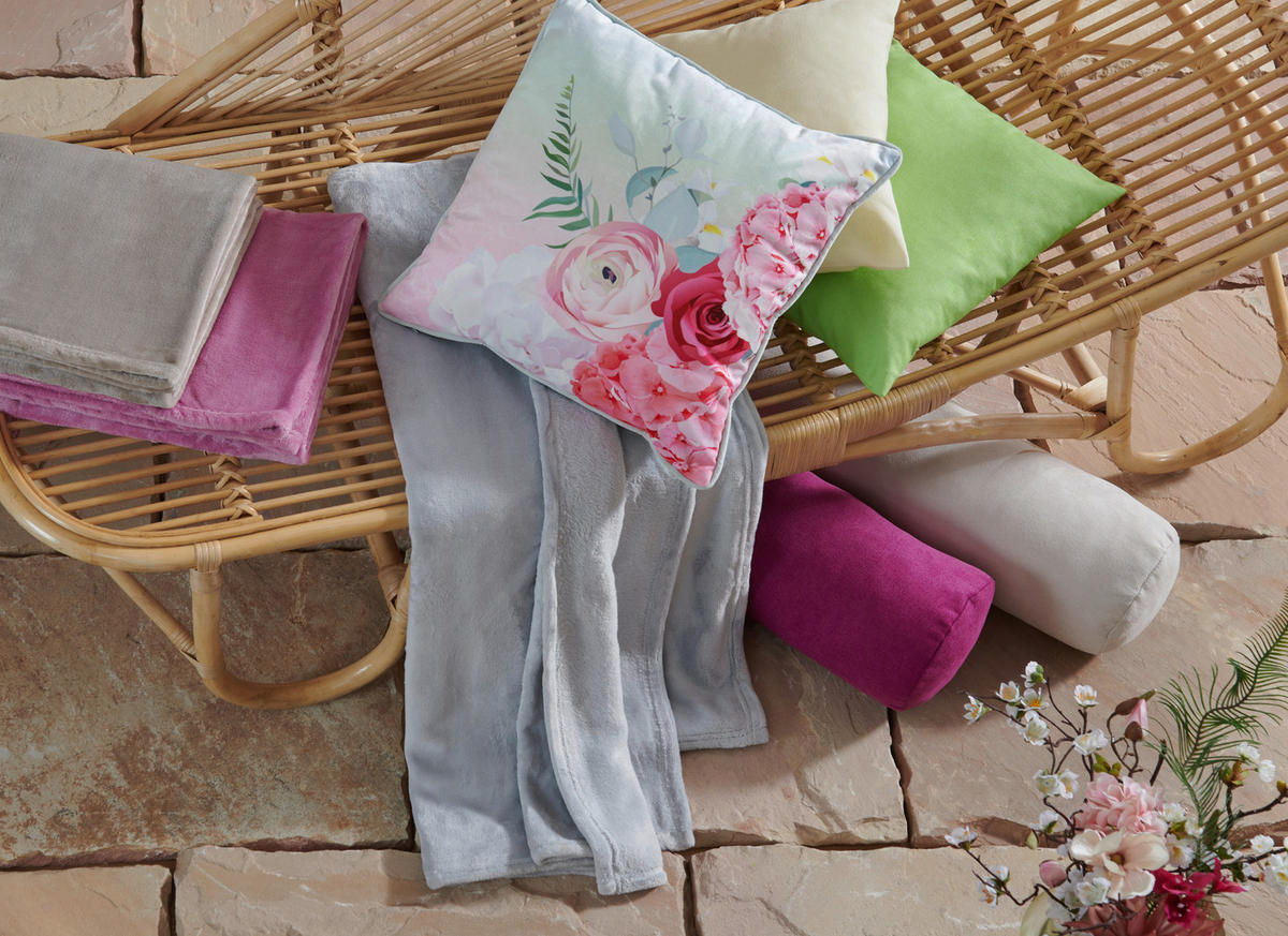 DOMÁCÍ DEKA, polyester, 140/190 cm - barvy stříbra, Konvenční, textil (140/190cm) - Novel