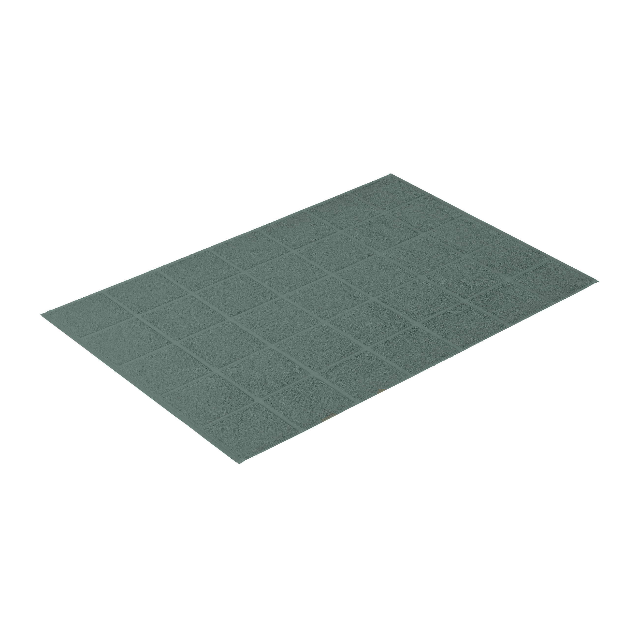 BADEMATTE Prato 090/60 cm  - Grau, Basics, Textil (090/60cm) - Vossen