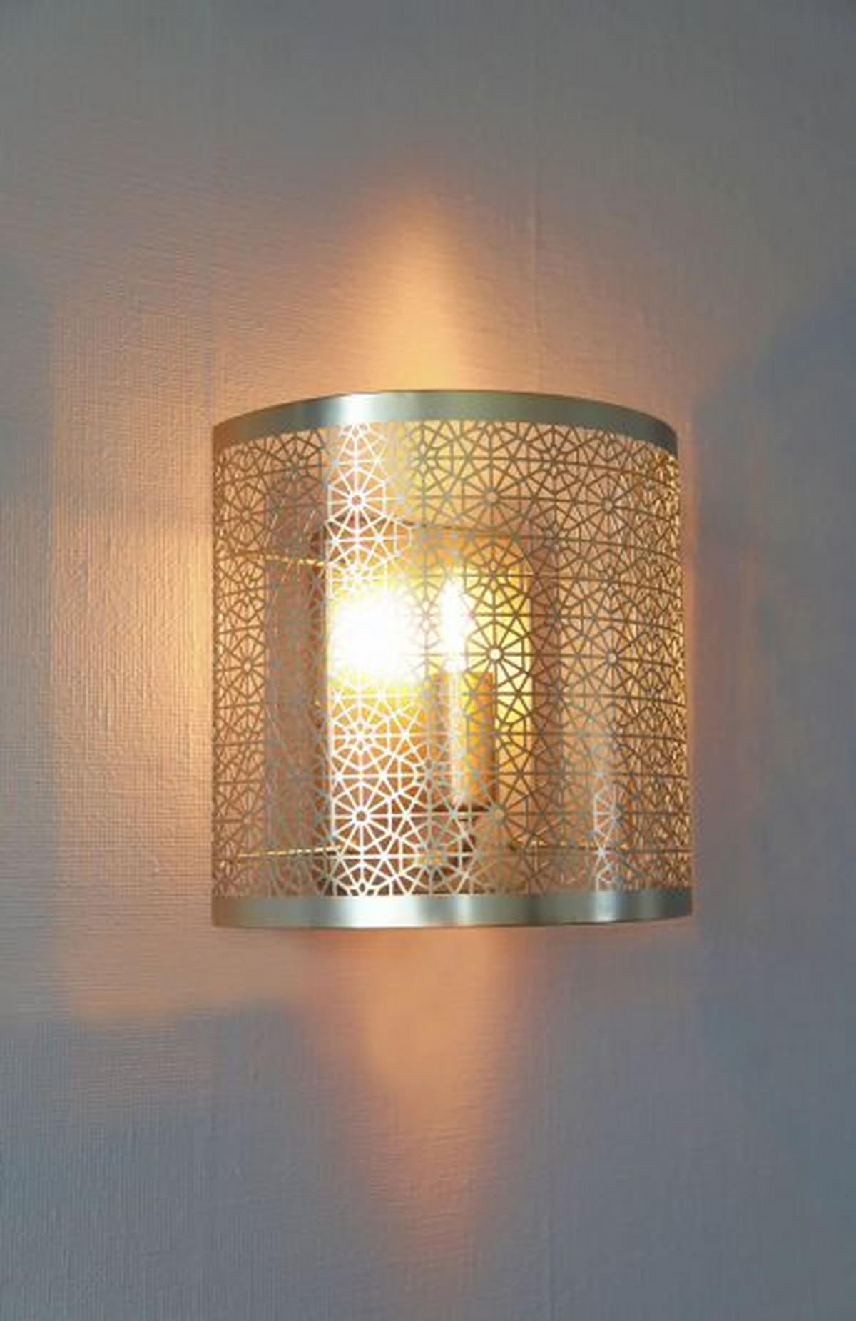 WANDLEUCHTE Hermine 13/21 cm   - Messingfarben, LIFESTYLE, Metall (13/21cm) - By Rydéns