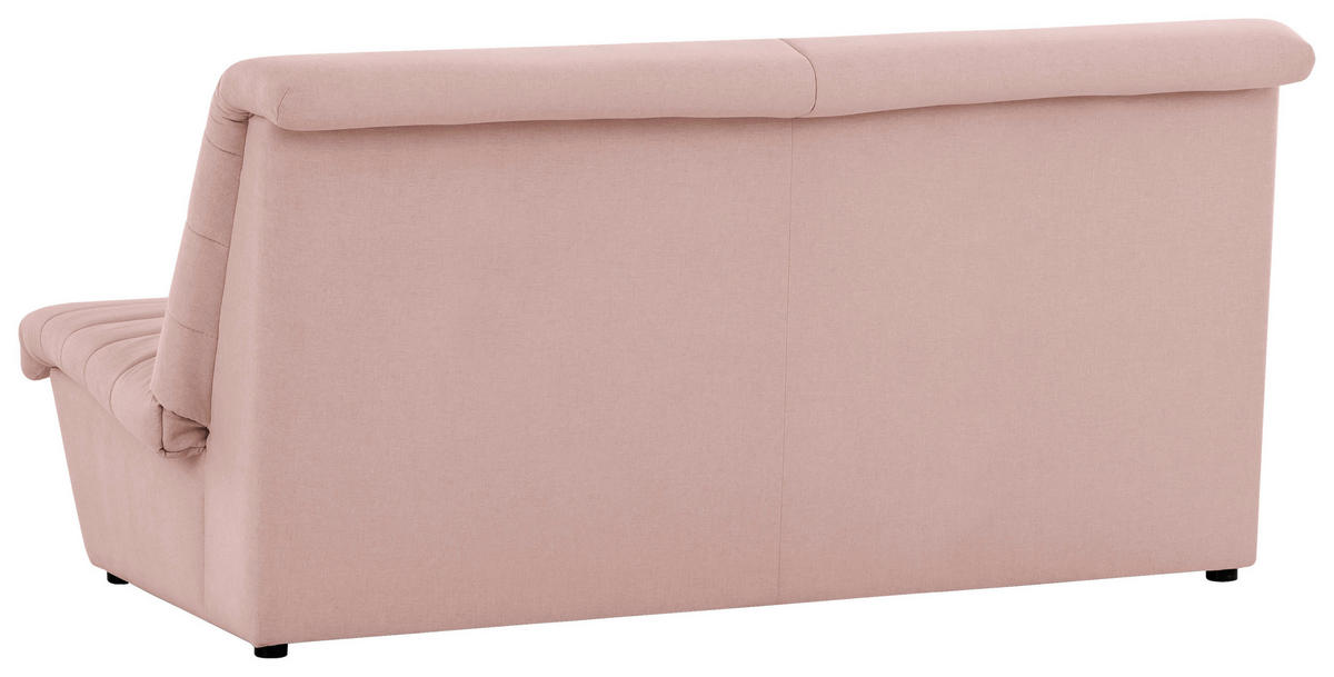 2-SITZER-SOFA in Webstoff Rosa  - Schwarz/Rosa, Design, Kunststoff/Textil (185/92/103cm) - LOOKS by W.Joop