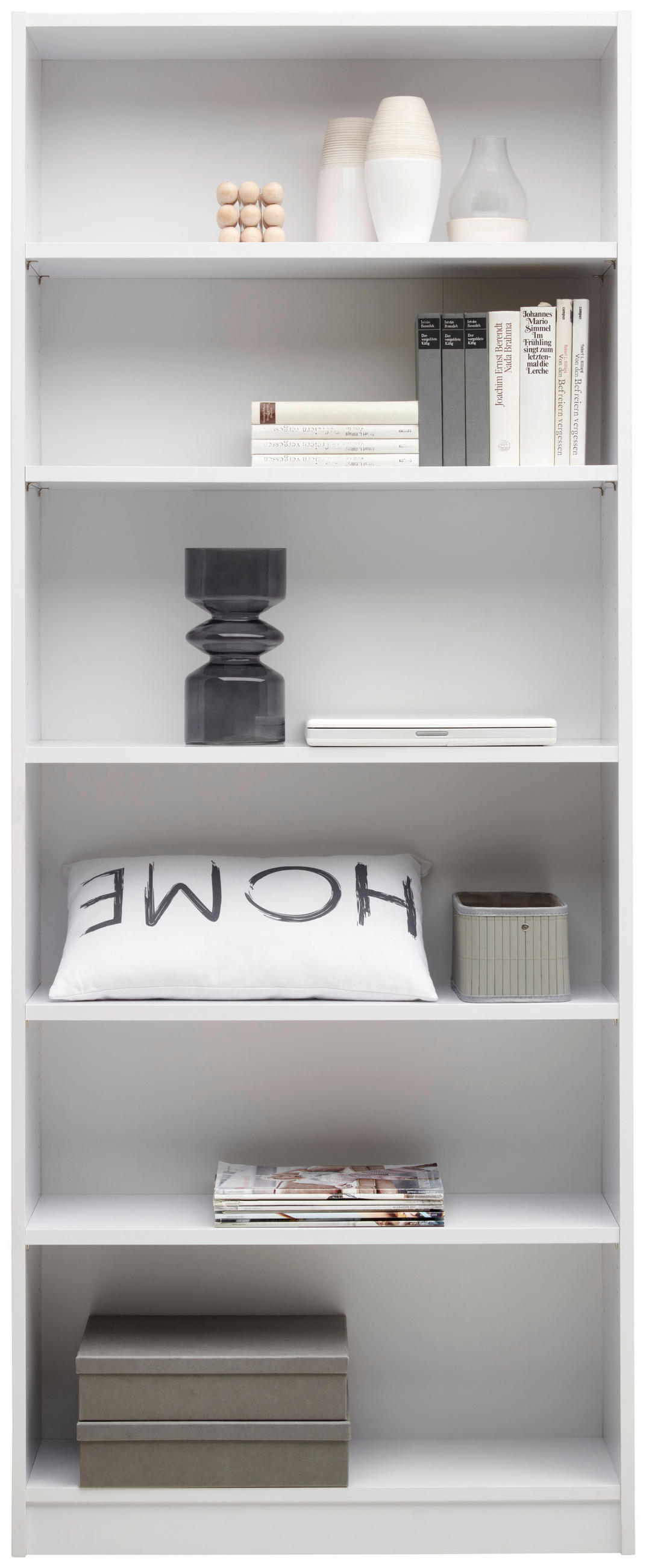 REGAL 80/199,2/28 cm bela  - bela, Konvencionalno, leseni material (80/199,2/28cm) - Carryhome