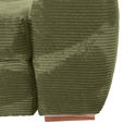 ECKSOFA Olivgrün Cord Zierkissen, Rückenkissen, Bettkasten, Schlaffunktion, Rücken echt  - Eichefarben/Olivgrün, KONVENTIONELL, Holz/Textil (276/177cm) - Carryhome