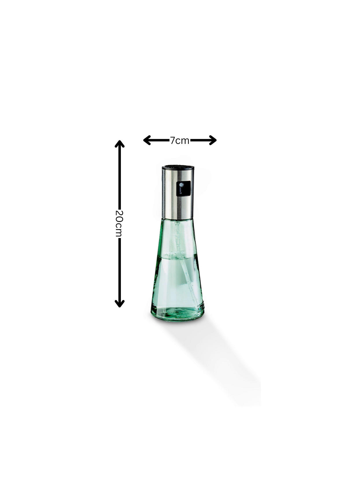 ÖLFLASCHE - Salbeigrün, Basics, Glas (7/20cm) - FYNCH-HATTON