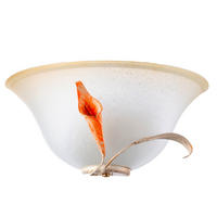 WANDLEUCHTE 30/30/18 cm   - Perlmutt, KONVENTIONELL, Glas/Metall (30/30/18cm)