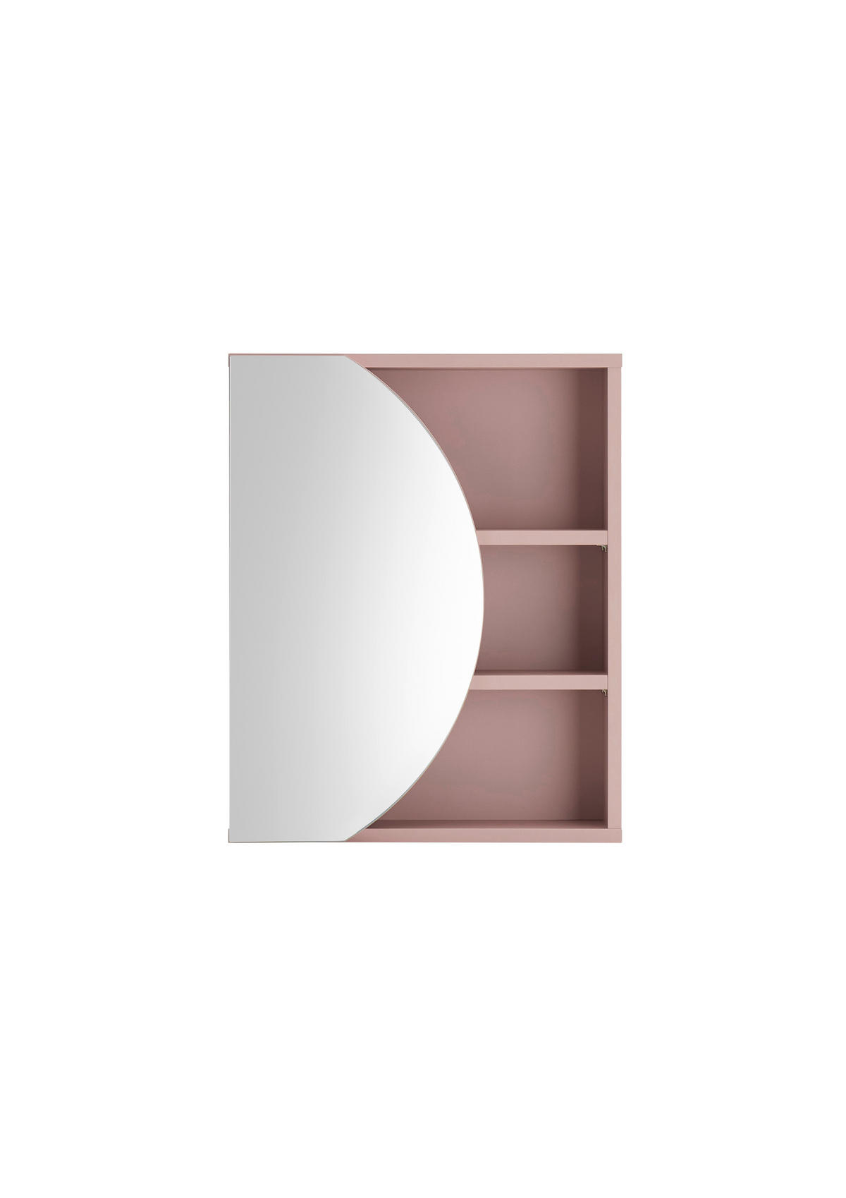 SPIEGELSCHRANK 45/56/15 cm  - Rosa, Glas/Holzwerkstoff (45/56/15cm) - MID.YOU