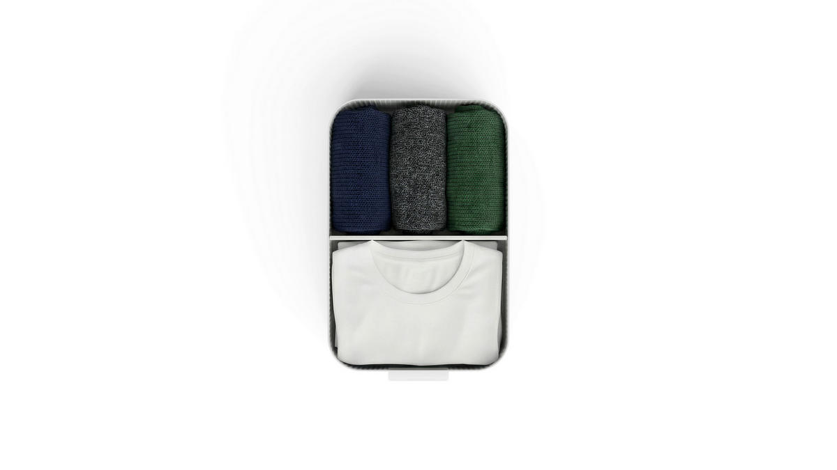 ORGANIZER     - Weiß, Basics, Kunststoff (31/15/49,4cm) - Rotho