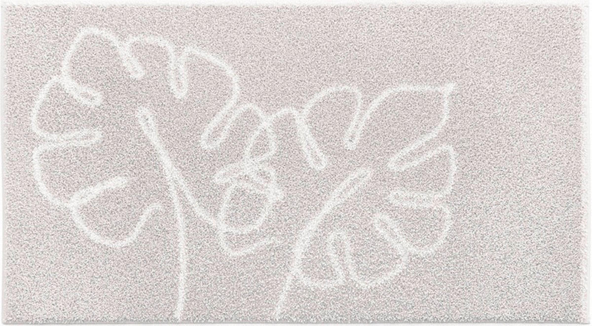 BADEMATTE Beige 70/120 cm  - Beige, Design, Kunststoff/Textil (70/120cm) - Grund