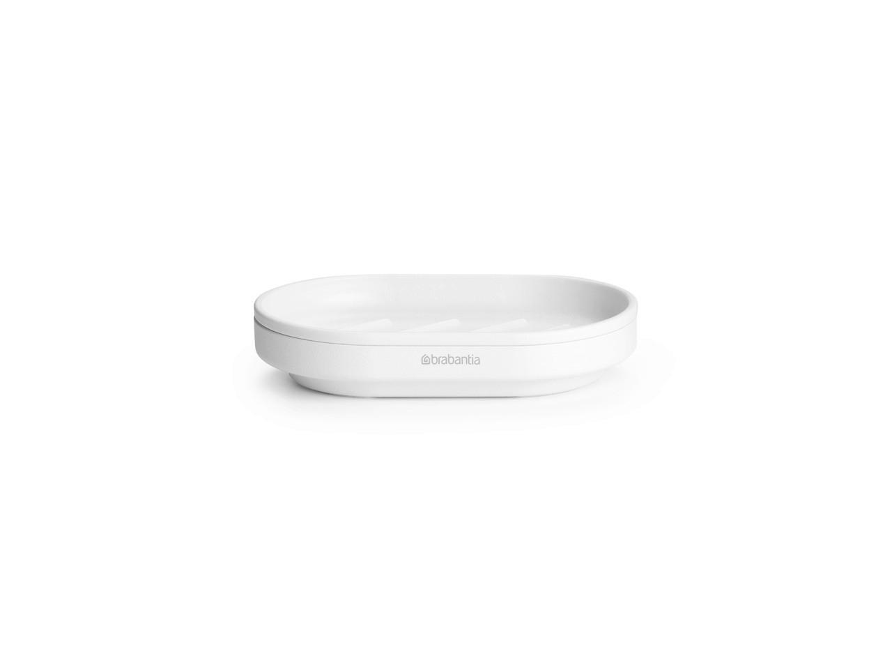 Brabantia Seifenschale Mindset Weiß 12.1x2.4x8.1 cm
