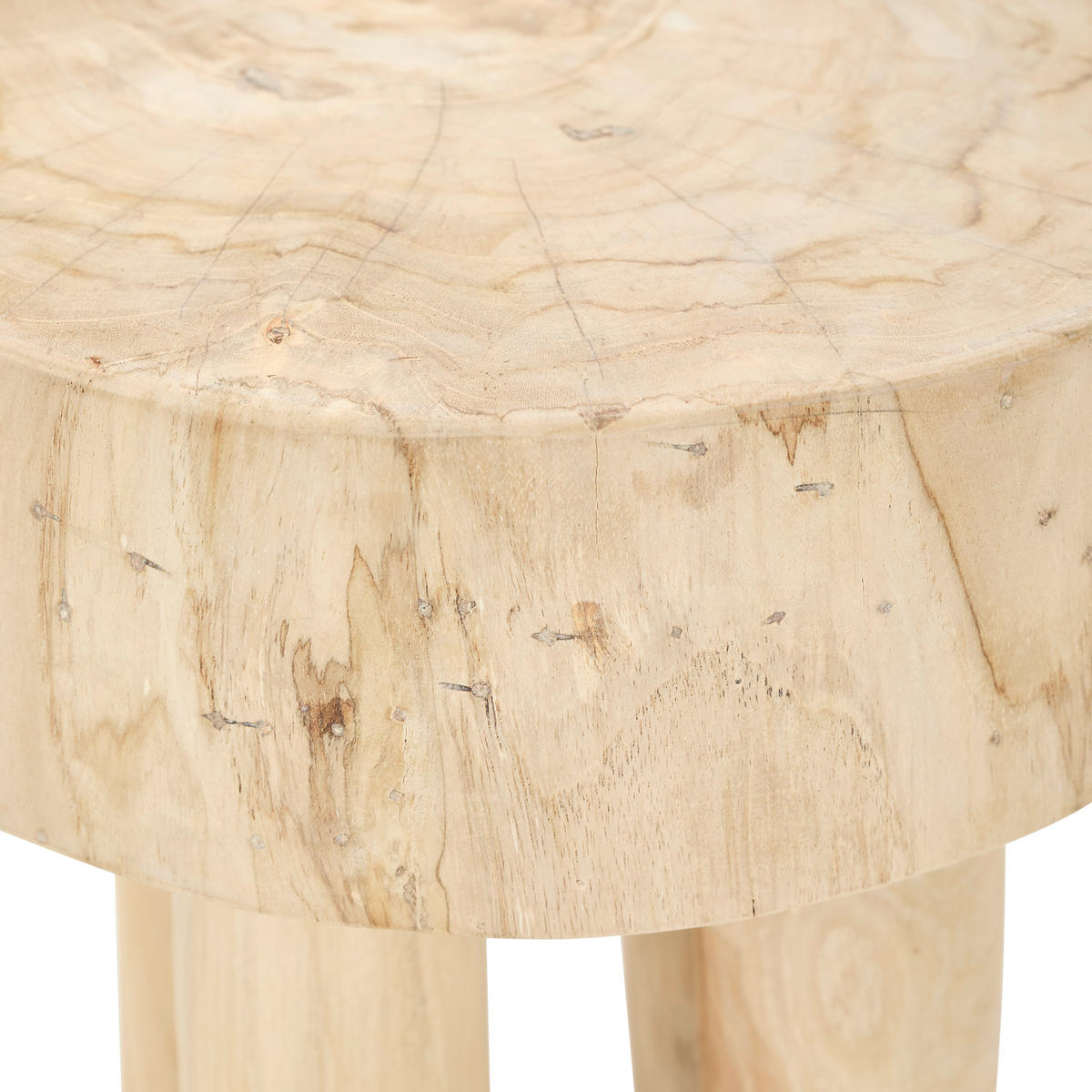 TABURET, dřevo, 30/45/30 cm - přírodní barvy, Design, dřevo (30/45/30cm) - Livetastic