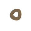 LED-DECKENLEUCHTE 70/50/3,5 cm   - Sandfarben, Design, Metall (70/50/3,5cm) - BOPP