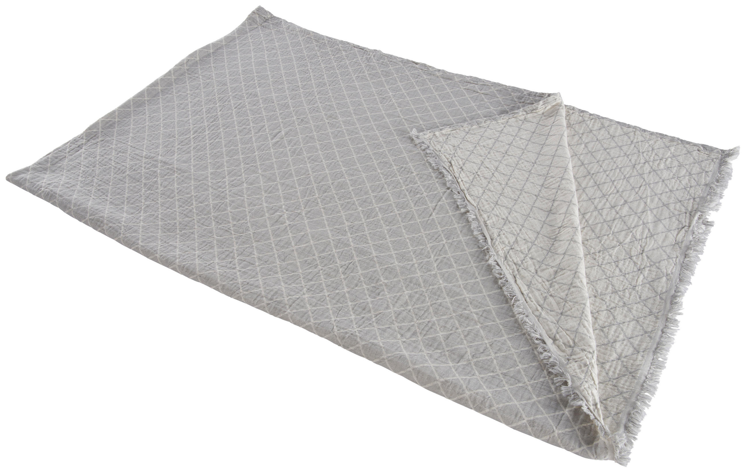 WOHNDECKE Musa 150/200 cm  - Naturfarben/Grau, KONVENTIONELL, Textil (150/200cm) - Ambiente