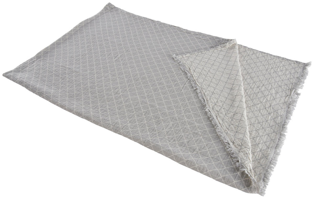 WOHNDECKE Musa 150/200 cm  - Naturfarben/Grau, KONVENTIONELL, Textil (150/200cm) - Ambiente