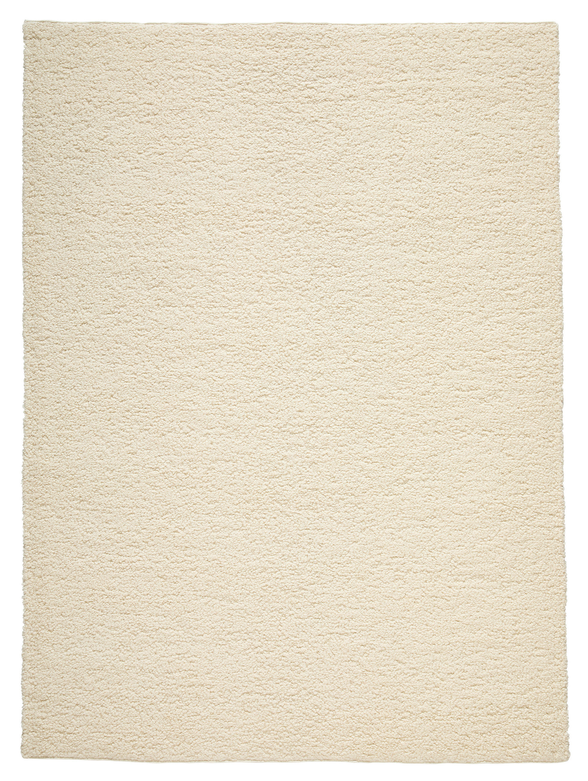 HANDWEBTEPPICH 130/190 cm Weiß  - Weiß, Natur, Textil (130/190cm) - Linea Natura