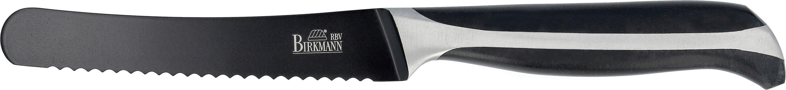 BRÖTCHENMESSER Laib & Seele Edelstahl  - Schwarz, KONVENTIONELL, Metall (23,3/2,2/1,7cm) - Birkmann