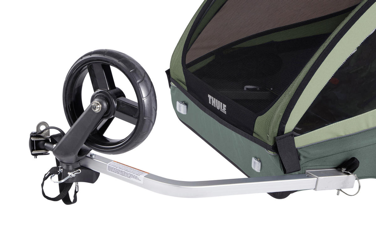 FAHRRADANHÄNGER   COASTER XT  - Olivgrün, KONVENTIONELL, Textil/Metall (137/77/103cm) - Thule