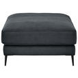 HOCKER Feincord Anthrazit  - Anthrazit/Schwarz, Design, Textil/Metall (90/43/90cm) - Dieter Knoll