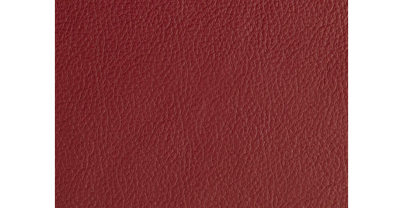 SCHLAFSOFA Rot Echtleder - Chromfarben/Rot, MODERN, Leder/Metall (200/85/90cm) - Novel