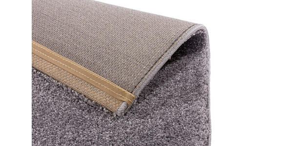 WEBTEPPICH 67/130 cm Savona Silberfarben  - Silberfarben, Design, Kunststoff/Textil (67/130cm) - Novel