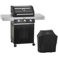 GASGRILL Schwarz VIDERO G3 PURE  - Schwarz, Basics, Metall (127/58/118cm) - Rösle