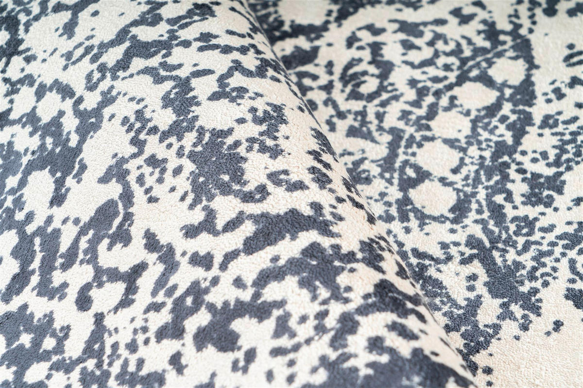 FLACHWEBETEPPICH 200/290 cm Dolce Vita 125 Grau, Weiß  - Weiß/Grau, Design, Textil (200/290cm) - Novel