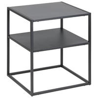 BEISTELLTISCH in Metall  - Schwarz, Trend, Metall (45/50,5/40cm) - MID.YOU