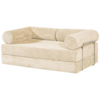SCHLAFSOFA Cord Beige  - Beige, Design, Textil (180/70/100cm) - P & B