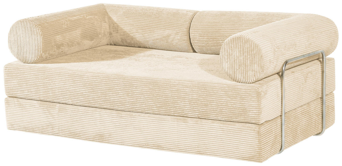 SESSEL in Cord Beige  - Beige, Design, Textil (180/70/100cm) - P & B