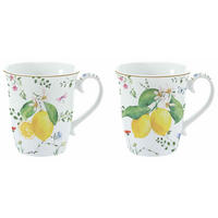 SET SKODELIC ZA KAVO      2-delni   - rumena/zelena, Basics, keramika (11.5/8.5/9.5cm)