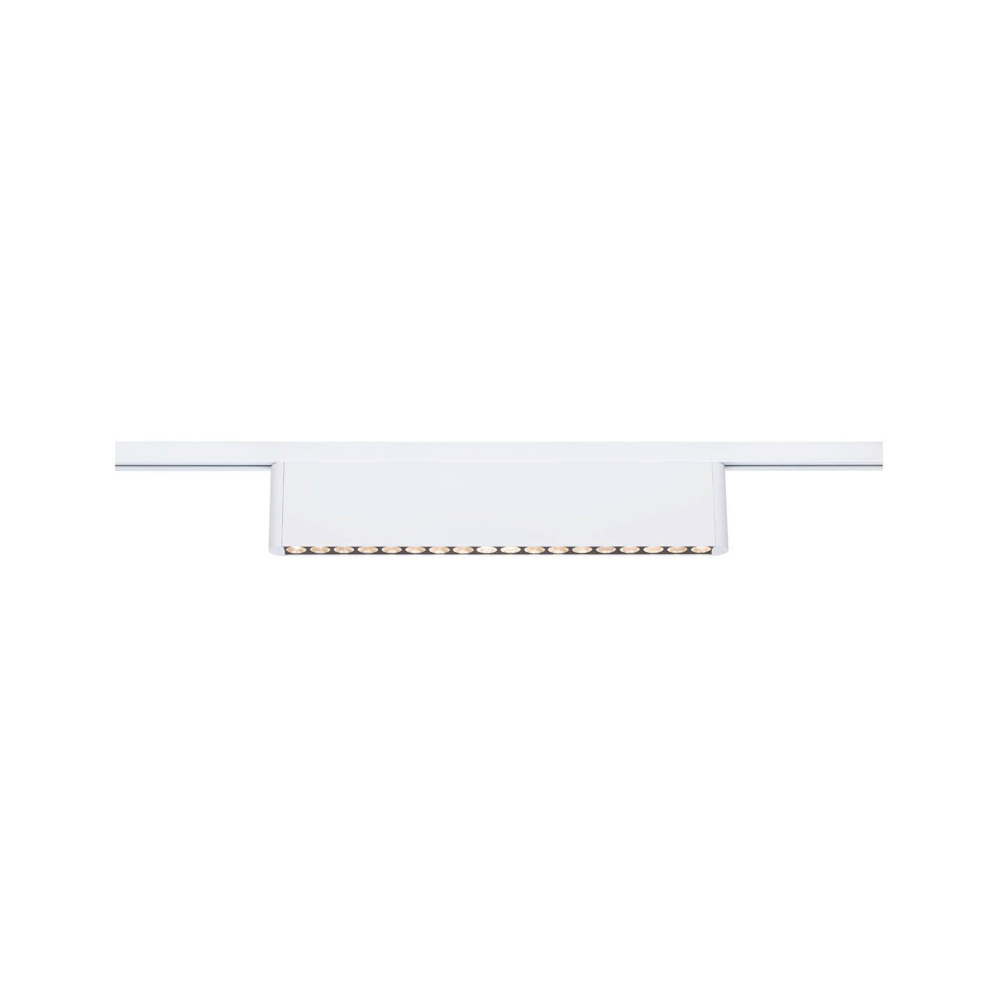 SCHIENENSYSTEM-STRAHLER Urail Zelos 37,2/7,4/2,3 cm  - Weiß, Basics, Metall (37,2/7,4/2,3cm) - Paulmann