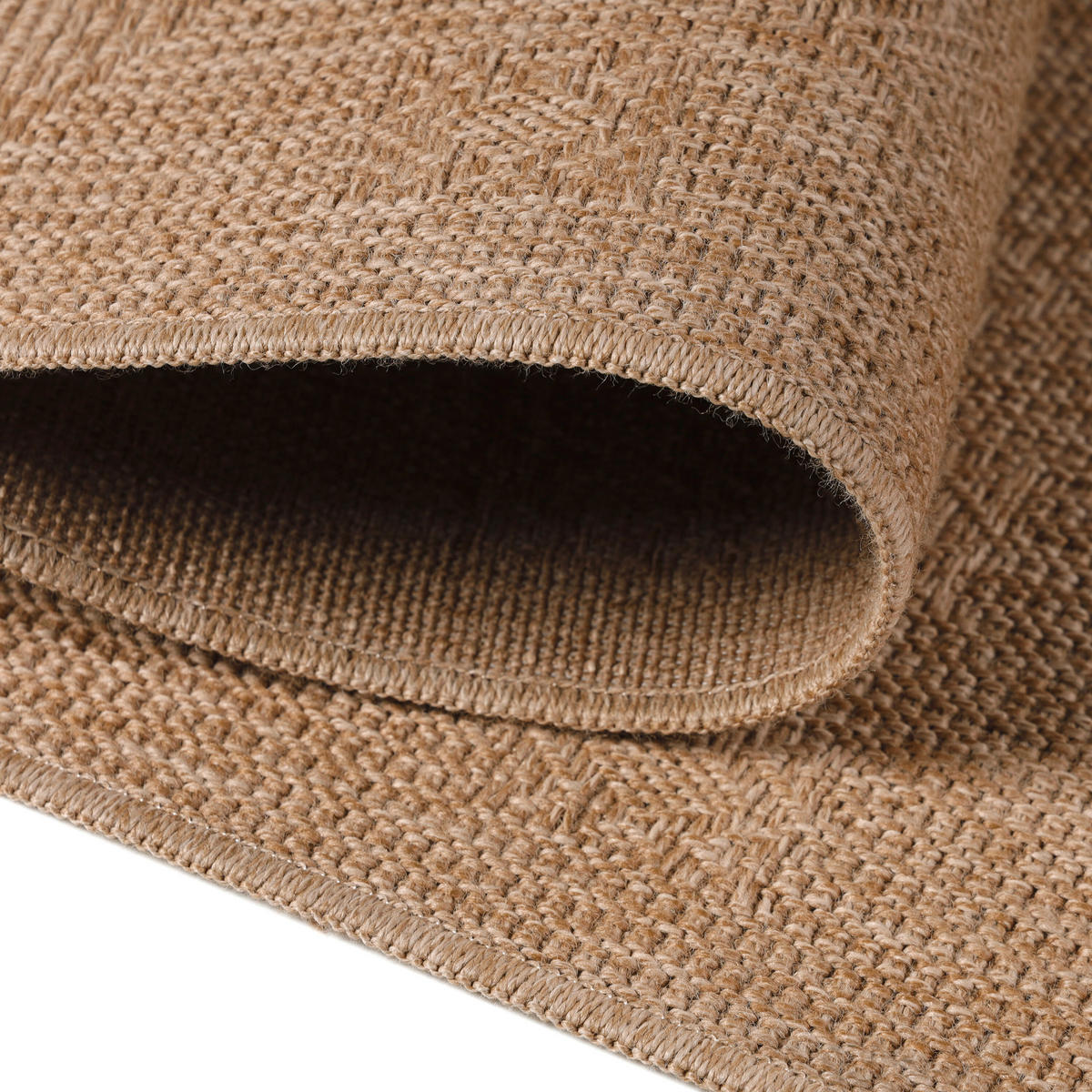 UTOMHUSMATTA 160/230 cm Dhaka  - beige/antracit, Basics, textil (160/230cm) - Novel